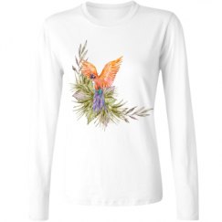Ladies Relaxed Fit Basic Long Sleeve Tee