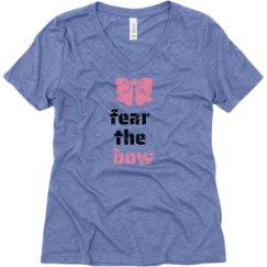 Ladies Relaxed Fit Super Soft Triblend V-Neck Tee