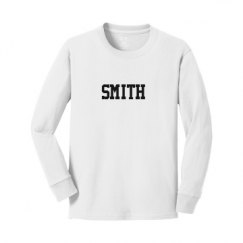 Youth Midweight Cotton Long Sleeve Tee