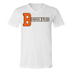 Unisex V-Neck Jersey Tee