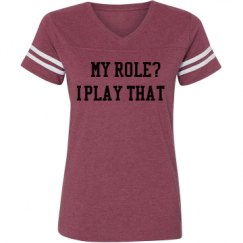 Ladies Relaxed Fit Vintage Sports Tee