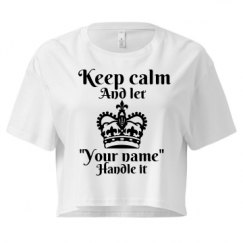 Ladies Festival Cali Crop Top Tee