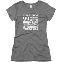 Ladies Slim Fit Super Soft Triblend Tee