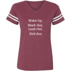 Ladies Relaxed Fit Vintage Sports Tee