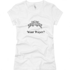 Ladies Slim Fit Basic Promo Jersey Tee