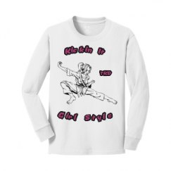 Youth Midweight Cotton Long Sleeve Tee