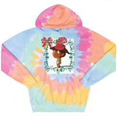 Unisex Tie-Dye Fleece Hoodie