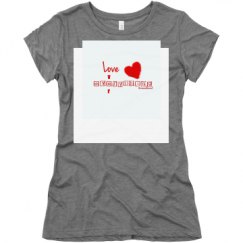 Ladies Slim Fit Super Soft Triblend Tee