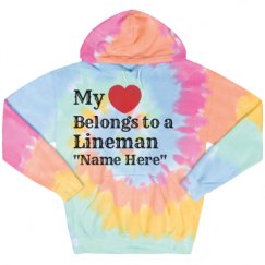 Unisex Tie-Dye Fleece Hoodie