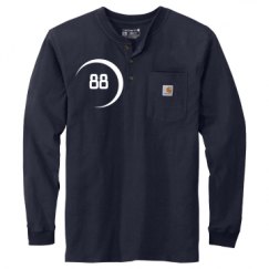 Unisex Carhartt Long Sleeve Henley Tee 