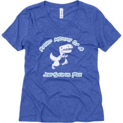 Ladies Relaxed Fit Super Soft Triblend V-Neck Tee