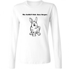 Ladies Relaxed Fit Basic Long Sleeve Tee