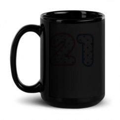 15oz Black Glossy Mug