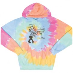 Unisex Tie-Dye Fleece Hoodie
