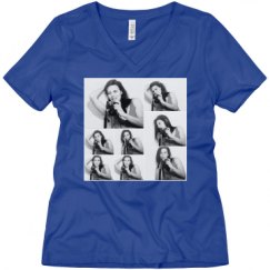 Ladies Relaxed Fit V-Neck Tee