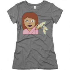 Ladies Slim Fit Super Soft Triblend Tee