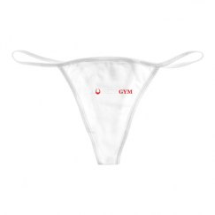 Basic White Thong Underwear