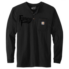 Unisex Carhartt Long Sleeve Henley Tee 