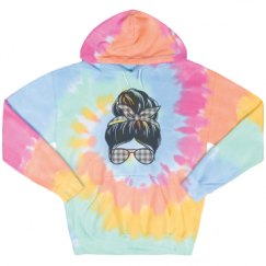 Unisex Tie-Dye Fleece Hoodie