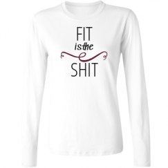 Ladies Relaxed Fit Basic Long Sleeve Tee
