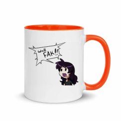 11oz Ceramic Mug with Color Inside