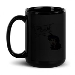 15oz Black Glossy Mug