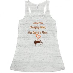 Ladies Flowy Racerback Tank