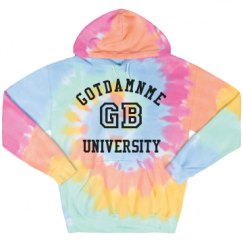 Unisex Tie-Dye Fleece Hoodie