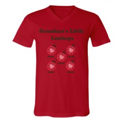 Unisex V-Neck Jersey Tee