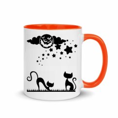 11oz Ceramic Mug with Color Inside