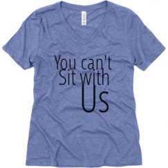 Ladies Relaxed Fit Super Soft Triblend V-Neck Tee