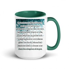 15oz Ceramic Mug with Color Inside