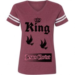 Ladies Relaxed Fit Vintage Sports Tee