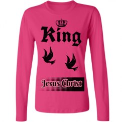 Ladies Relaxed Fit Basic Long Sleeve Tee