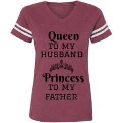 Ladies Relaxed Fit Vintage Sports Tee