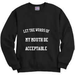 Unisex Film and Foil Crewneck Sweatshirt