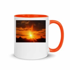 11oz Ceramic Mug with Color Inside