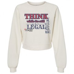 Women's Raglan Pullover Fleece