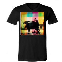 Unisex V-Neck Jersey Tee