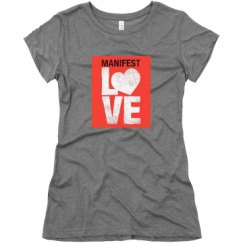 Ladies Slim Fit Super Soft Triblend Tee