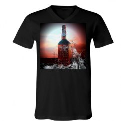 Unisex V-Neck Jersey Tee