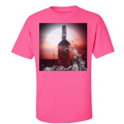 Unisex Ultra Cotton Safety Neon Crewneck Tee