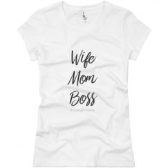 Ladies Slim Fit Basic Promo Jersey Tee