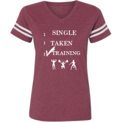 Ladies Relaxed Fit Vintage Sports Tee