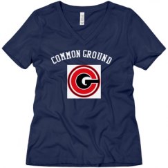 Ladies Relaxed Fit V-Neck Tee