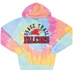 Unisex Tie-Dye Fleece Hoodie