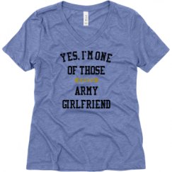 Ladies Relaxed Fit Super Soft Triblend V-Neck Tee