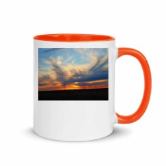 11oz Ceramic Mug with Color Inside