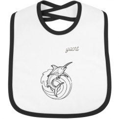 Infant Contrast Trim Bib