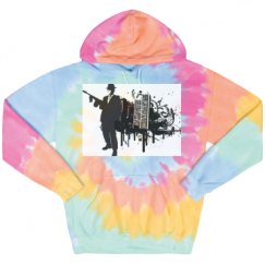 Unisex Tie-Dye Fleece Hoodie